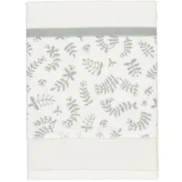 Briljant Baby - Organic Laken Botanic - Grijs / Ledikant/100x150cm