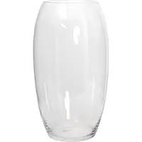 Mica Decorations Vaas Vince glas transparant - H 45 x Ø 25 cm