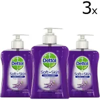 Dettol Handzeep Verzachtend - 3 x 250 ml - Grootverpakking