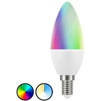 Müller-Licht Müller Licht white+color LED lamp E14 4,9W 4,9W, dimbaar