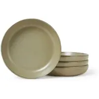 Serax - Sergio Herman - Surface Diep Bord 4 st. - D21 cm - Camogreen