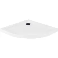 Kerra Aron douchebak kwartrond 80x80x5.5cm wit