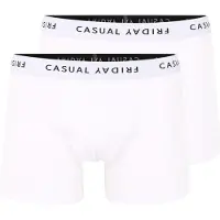 Casual Friday Boxershorts 'Norh' zwart / wit