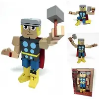 BEM'S HW Houten Beeldje Wood Warriors - Thor