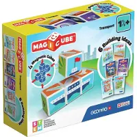 Geomag MagiCube Transport - Magnetische Bouwblokken met Voertuigen - 7-delig - Vanaf 1 jaar