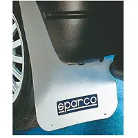 Sparco Mud Flap Pair White