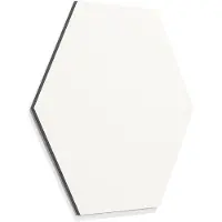 Smit Visual Design frameless whiteboard - Zeshoek - Wit - 98 cm