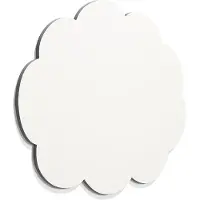 Smit Visual Design frameless whiteboard - Denkwolk - Wit - 88x118 cm