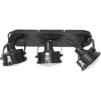 Ks Verlichting Satellite Plafondlamp - 3-Lichts GU10 - Zwart