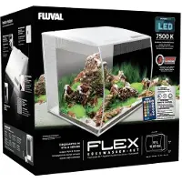 Fluval Flex aquarium zoetwaterkit 57 liter Wit