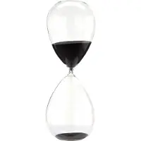 Pols Potten Ornament Sandglass Ball Black XL