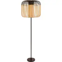 Forestier Vloerlampe , Bamboo Light, Zwart, Woonkamer, Bamboe, Designer