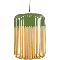 Forestier Bamboo hanglamp Green | Large