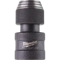 Milwaukee doppen verloopstuk Shockwave 1/2 naar Hex 1/4 schroefbit