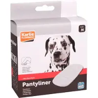 Flamingo Inlegkruisje hond – Loopsheidbroekje hond – Tyna Wit M – 30 stuks – voor loopsheid & incontinentie
