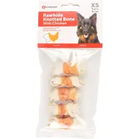 Flamingo Hondensnack Geknoopt Been Kip 5 cm 5 stuks