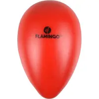 Flamingo hondenspeelgoed Drijf-ei Ovo, rood M: Ø 13 x 18,5 cm hond