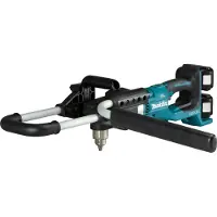 Makita DDG460T2X7 2x18V Li-Ion Accu Grondboor Set (2x 5,0Ah) Incl. Adapters - 150mm - Koolborstelloos