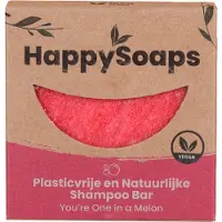 Happy Soaps Shampoo Bar - You're One in a Melon - Krullen en Droog Haar - 100% Plasticvrij, Natuurlijk en Vegan - 70gr