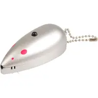Flamingo - Kattenspeelgoed Laser Pointer Muis - Grijs - 11 x 3 x 3 cm