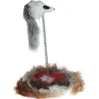 Flamingo Kattenspeelgoed Muis Op Veer