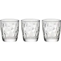 Bormioli Rocco 12x Stuks waterglazen/sapglazen 305 ml - Diamond - Drinkglazen -