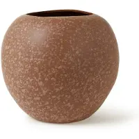 Broste Copenhagen Apple vaas aardewerk koffie - Ø31XH28CM