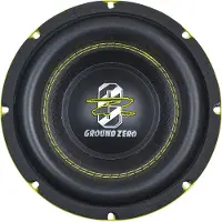 Ground Zero GZRW 8XSPL – 8 inch SPL Subwoofer – 1000W Max – 500W RMS – 2x2 Ohm – SPL Subwoofer met Versterkte Papierconus