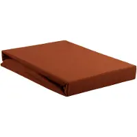 Beddinghouse - Jersey - Hoeslaken - 90x220 cm - Steenrood