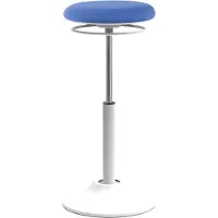 Euroseats Zit-sta-kruk Stof Blauw, wit Mango
