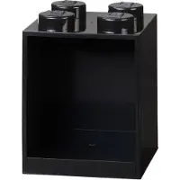 LEGO Plank Iconic Brick 4 Knoppen Zwart
