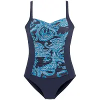 LASCANA Badpak lichtblauw / donkerblauw