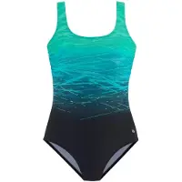 LASCANA Badpak petrol / jade groen / zwart