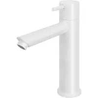 Hotbath Cobber verhoogde wastafelkraan mat wit