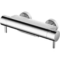 Hotbath Badkraan cobber thermostaat waterval uitloop chroom