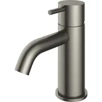 Hotbath Cobber CB003C wastafelkraan laag geborsteld nikkel