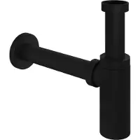 Hotbath Wastafel Sifon Cobber Rond Mat Zwart