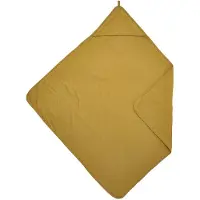 Meyco Baby Uni badcape - honey gold - 80x80cm