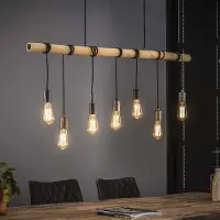 Gister&Vandaag Hanglamp 7L Bamboo wikkel, Hanglamp 7L bamboo wikkel