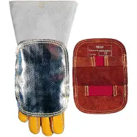 WELDAS Reflecterend handschild gealuminiseerd