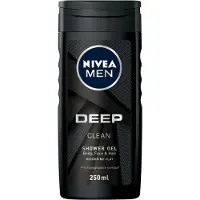 Nivea 3x Douchegel Deep Clean 250 Ml