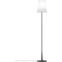 Foscarini Design vloerlamp Birdie Easy, zwart, Woon-/ Eetkamer, metaal, Design, vloerlamp