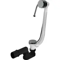 Hotbath Badoverloop Cobber Vulcombinatie Zwart Chroom