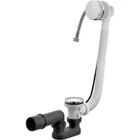 Hotbath Pal badoverloop vulcombinatie chroom