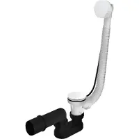 Hotbath Cobber Badafvoer verlengd Wit Mat P032