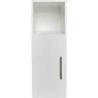 Vdd Halkastje - nachtkastje - 90 cm hoog - wit