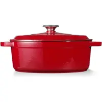 Cuisinova braadpan ovaal - 23 x 29 cm - rood