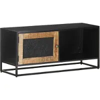 vidaXL Tv-meubel 90x30x40 cm ruw mangohout
