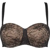 Triumph Amourette Charm WD - Strapless Beugelbeha - Voorgevormde Zachte Cup - BLACK