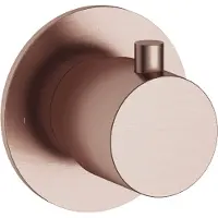 Hotbath Cobber CB010CEXT afbouwdeel inbouw stopkraan koud geborsteld koper PVD